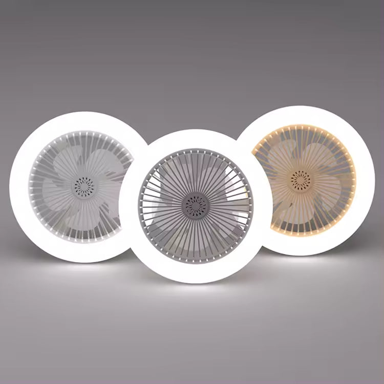 VENTILATOR DE TAVAN CU TELECOMANDĂ ȘI LUMINĂ 30W LED LAMPA FAN SMART