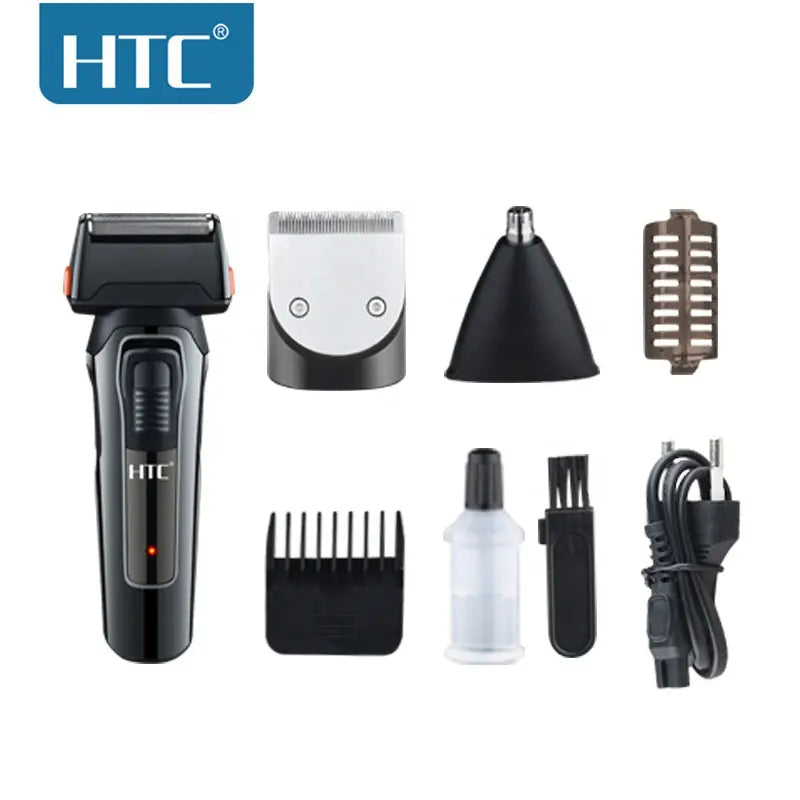Aparat de bărbierit electric HTC 3 în 1 pentru bărbați