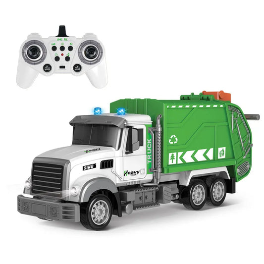 Camion de Gunoi RC cu Coș de Gunoi 1/24 - Set Eco-car Toy