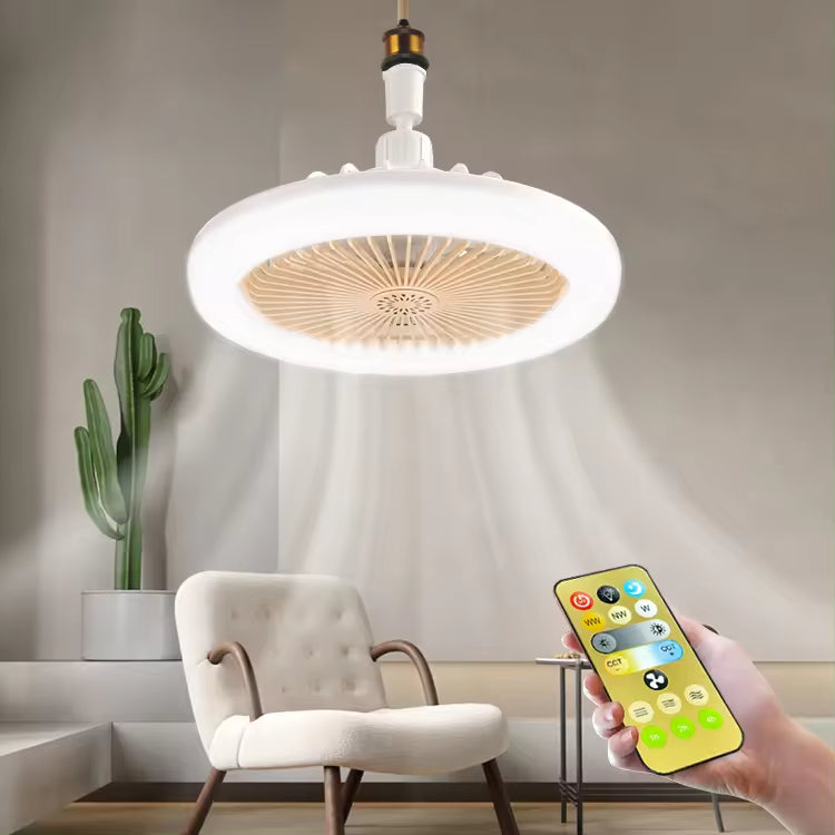 VENTILATOR DE TAVAN CU TELECOMANDĂ ȘI LUMINĂ 30W LED LAMPA FAN SMART