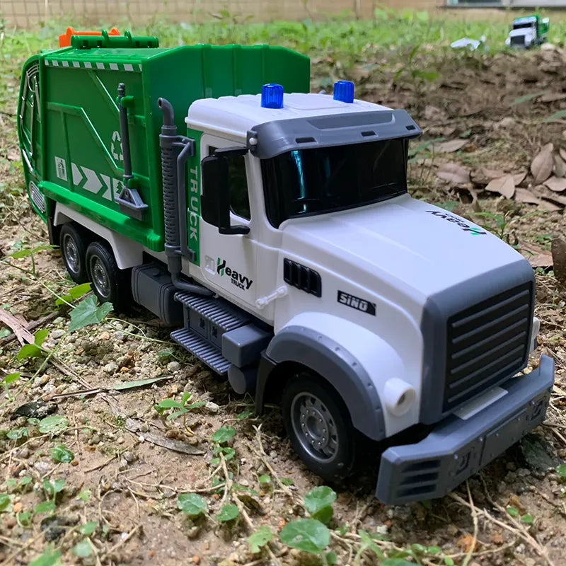 Camion de Gunoi RC cu Coș de Gunoi 1/24 - Set Eco-car Toy