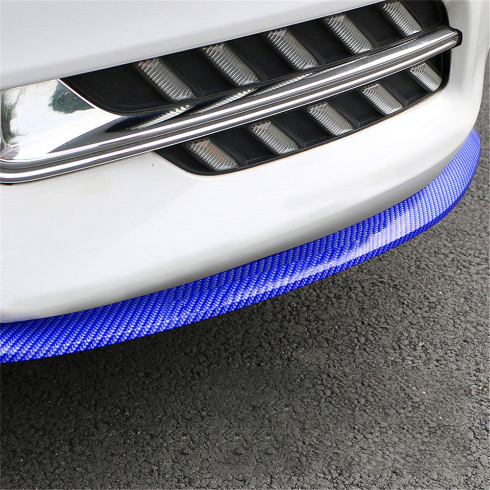 Protectie spoiler, prelungire bara fata/spate din cauciuc, culoare CARBON Albastru-0