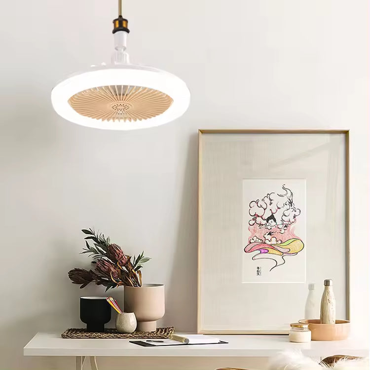 VENTILATOR DE TAVAN CU TELECOMANDĂ ȘI LUMINĂ 30W LED LAMPA FAN SMART