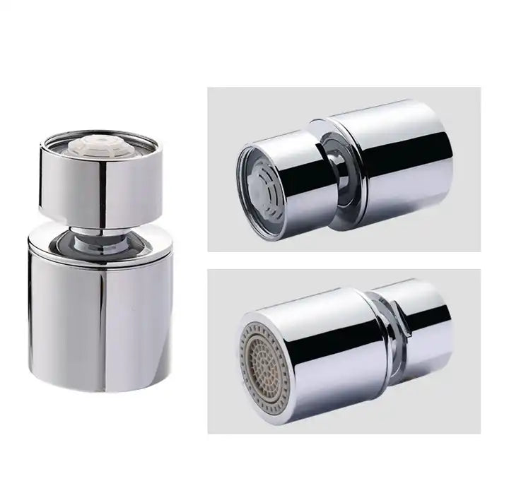 Aerator pentru Robinet 360°, Cu Economisire de Apă și Putere de Curățare Crescentă