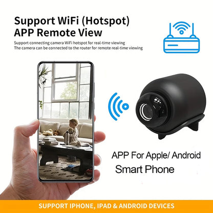 OFERTĂ 1+1 Mini Cameră Spion X5, WiFi, 1080p, Night Vision