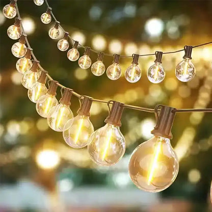Lumini Solare de Crăciun pentru Exterior,2.5m lungime,20 de becuri