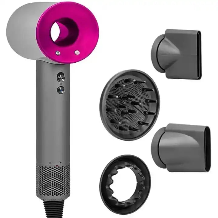 Uscător de Păr Ionic - Alternativa Accesibilă la Dyson Supersonic, 1800W, Compact și Ușor