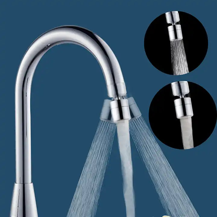 Aerator pentru Robinet 360°, Cu Economisire de Apă și Putere de Curățare Crescentă