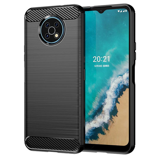 Husa nokia g50, carbon silicone, techsuit - negru