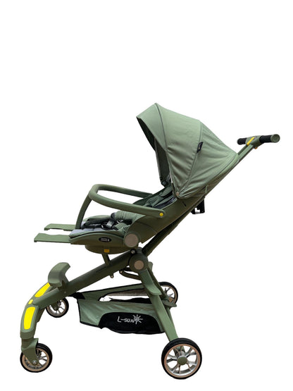 Carucior muzical pentru bebeluși compact și ușor, cu scaun reversibil si 3 pozitii de inclinare, 1-3 ani, C2