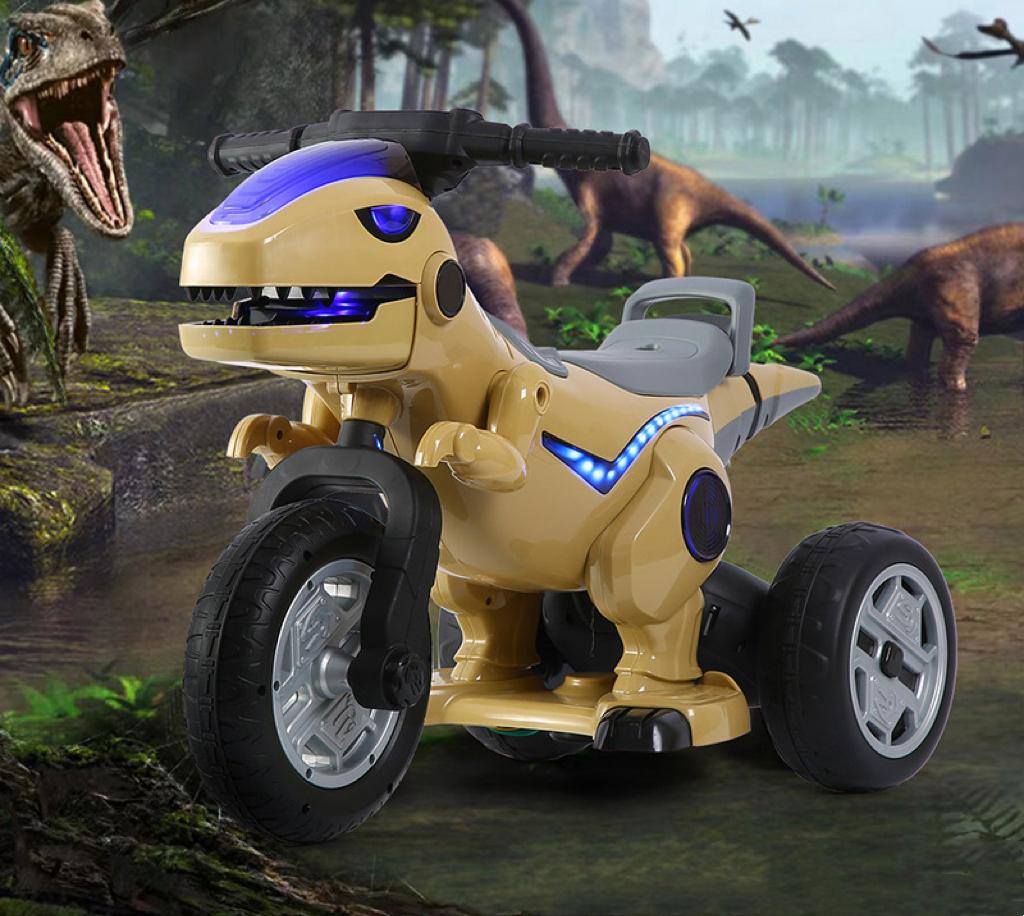 Motocicletă Dinozaur cu Acumulator 12V, 5A - Pentru Copii Aventuroși