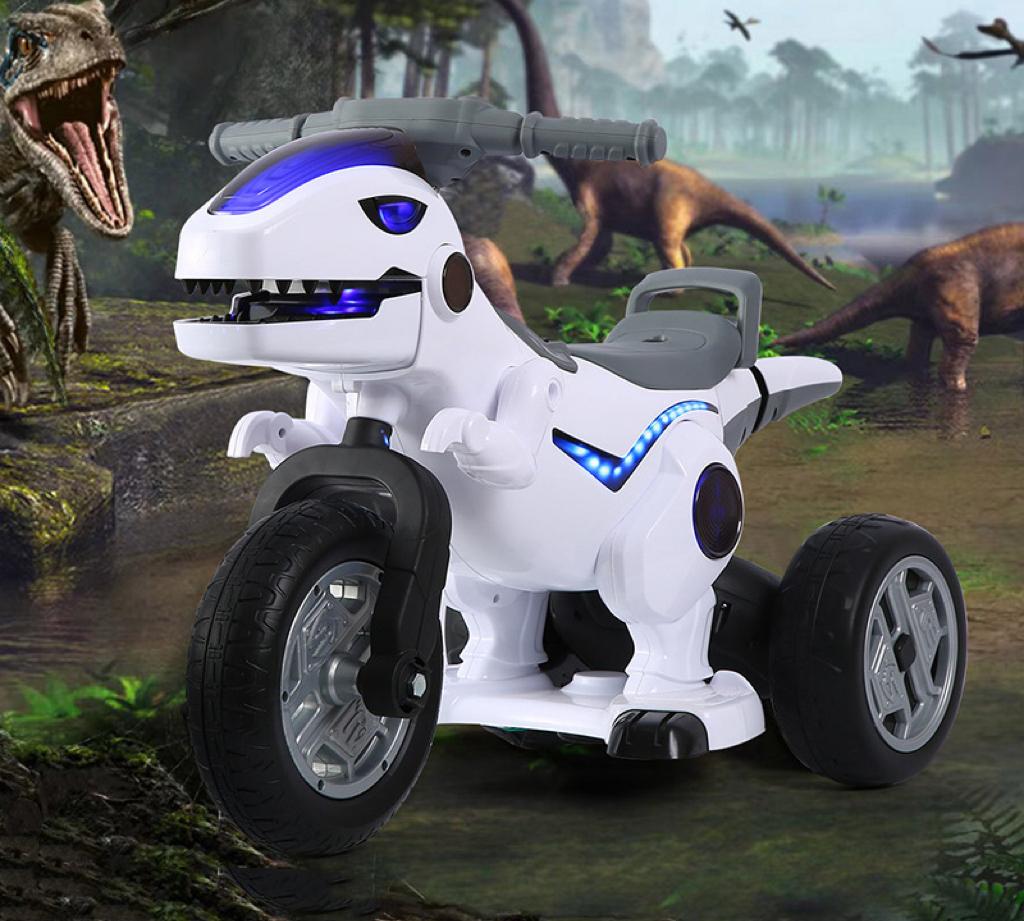 Motocicletă Dinozaur cu Acumulator 12V, 5A - Pentru Copii Aventuroși