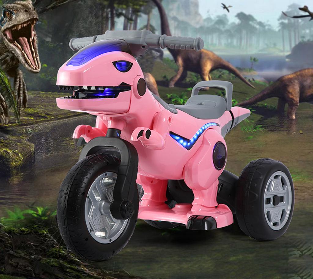 Motocicletă Dinozaur cu Acumulator 12V, 5A - Pentru Copii Aventuroși