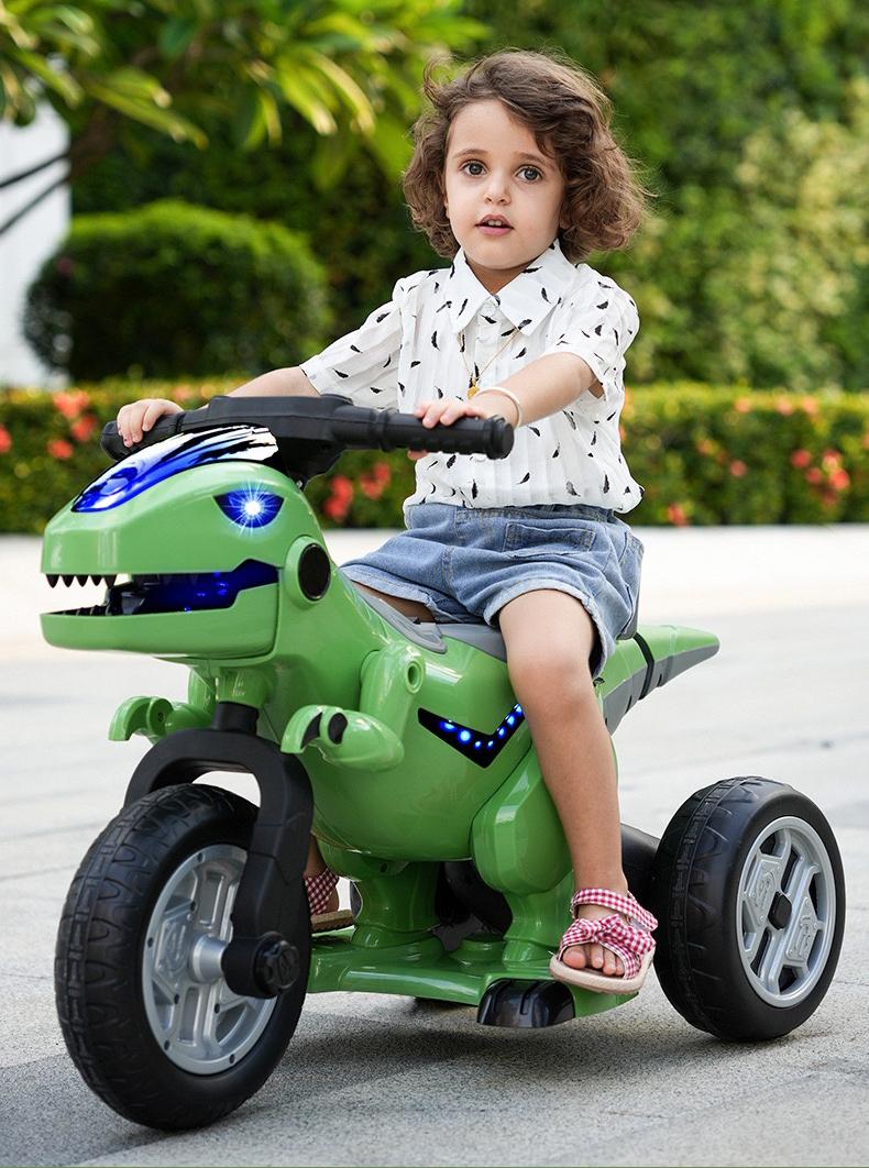 Motocicletă Dinozaur cu Acumulator 12V, 5A - Pentru Copii Aventuroși