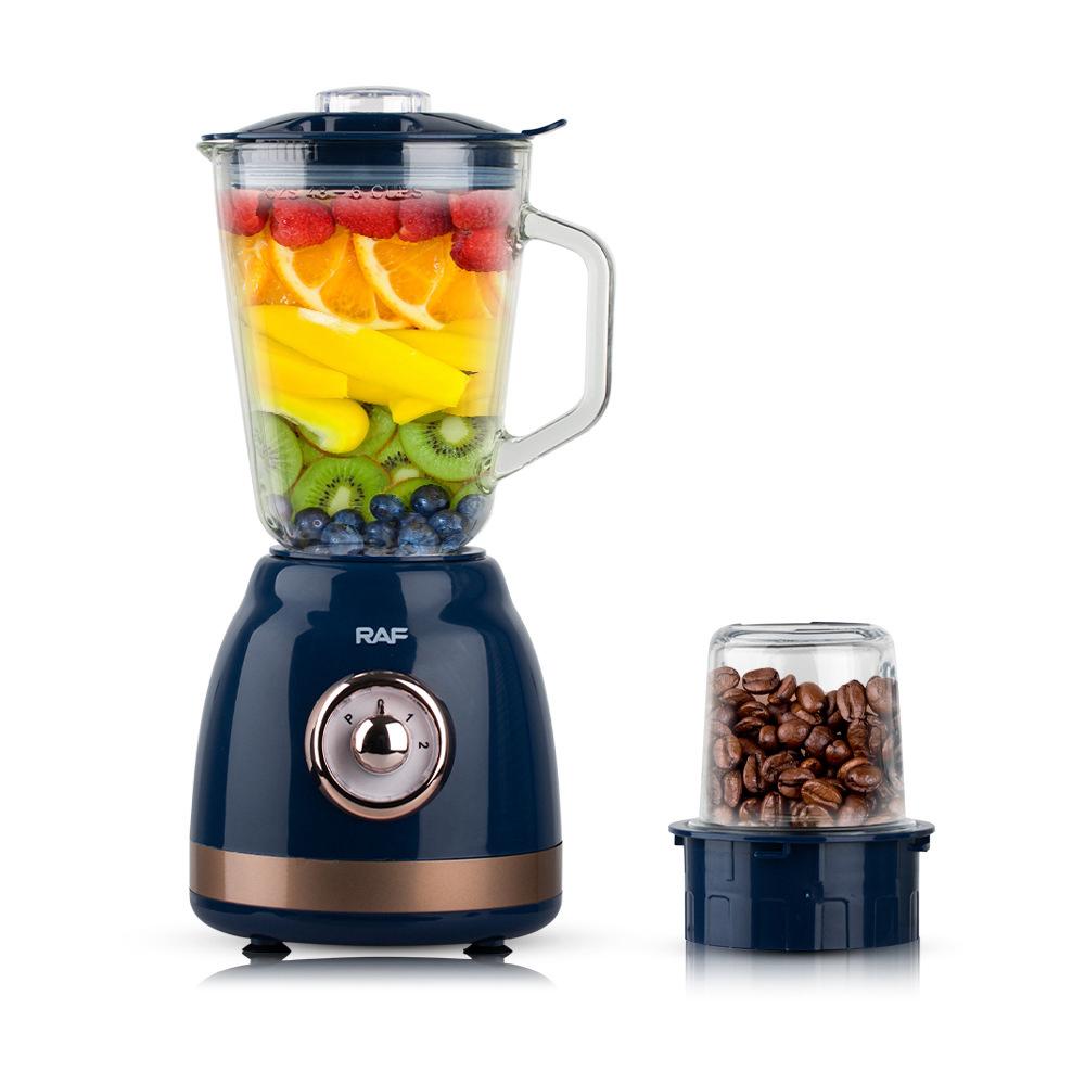 Blender Electric Puternic RAF 2826, Capacitate 1500ml, 1000W, cu 6 Lame