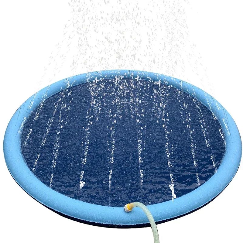 OFERTA Vara: Fântână arteziană gonflabilă, diametru 170cm + 2 Pistoale cu apă tip tub din spumă, model rățușcă