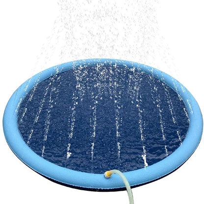 OFERTA Vara: Fântână arteziană gonflabilă, diametru 170cm + 2 Pistoale cu apă tip tub din spumă, model rățușcă