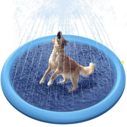 OFERTA Vara: Fântână arteziană gonflabilă, diametru 170cm + 2 Pistoale cu apă tip tub din spumă, model rățușcă