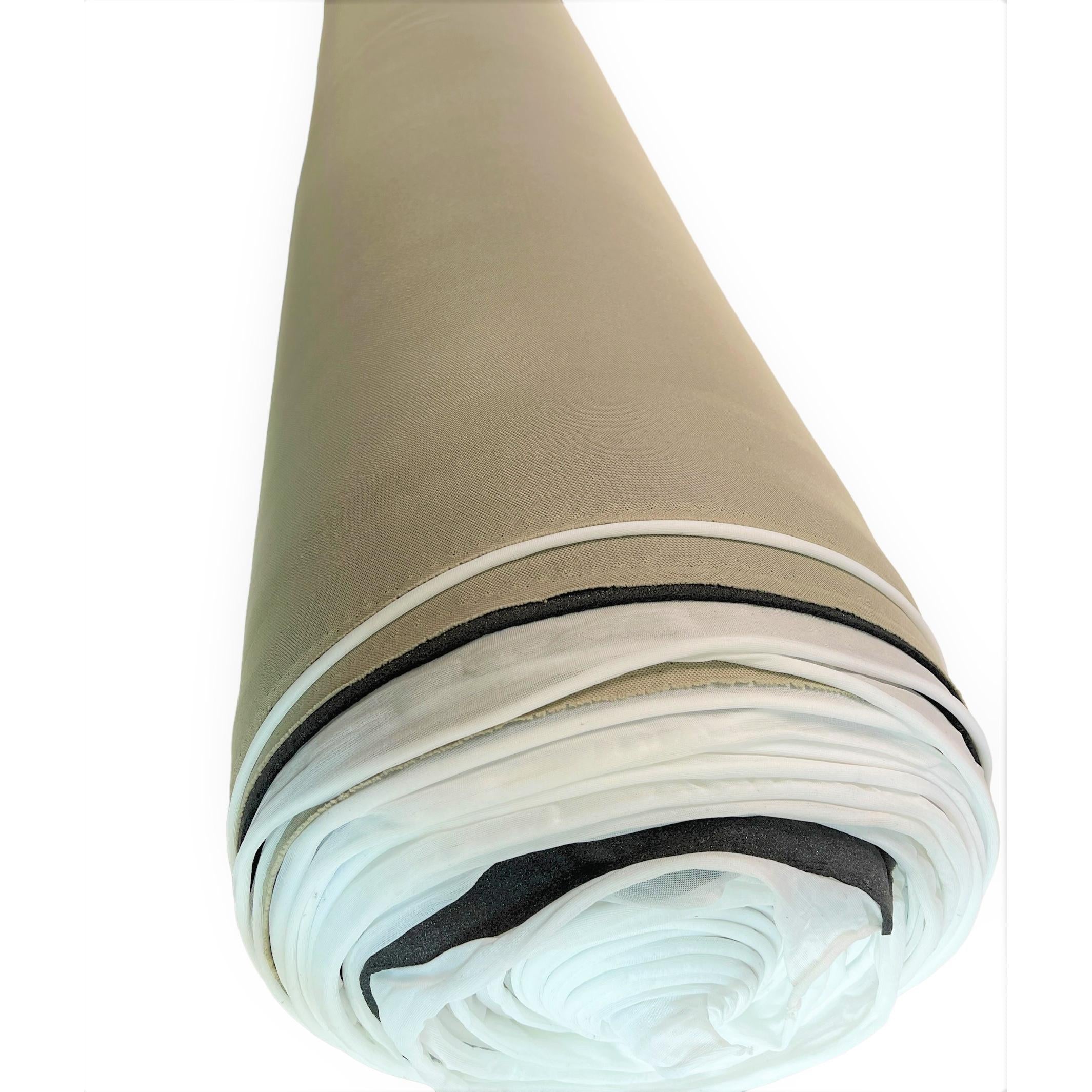 Material pentru reconditionare plafon auto, material textil cu spate buretat, culoare Bej, dimensiune 2m x 1,50m-2
