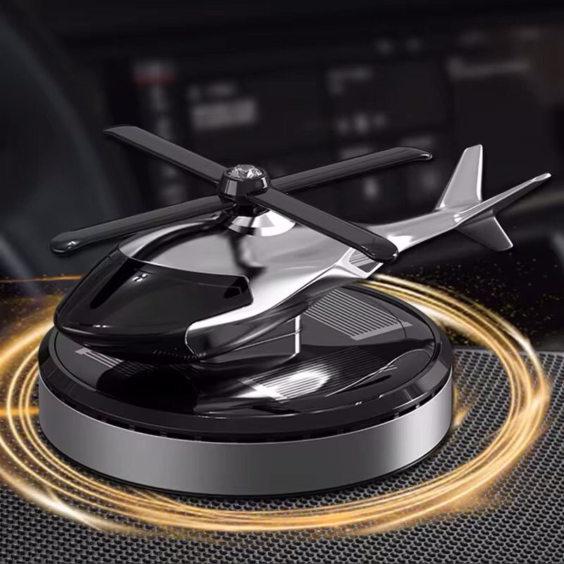 Odorizant Auto Elicopter - Cu Incarcare Solara, Baza Antiderapanta