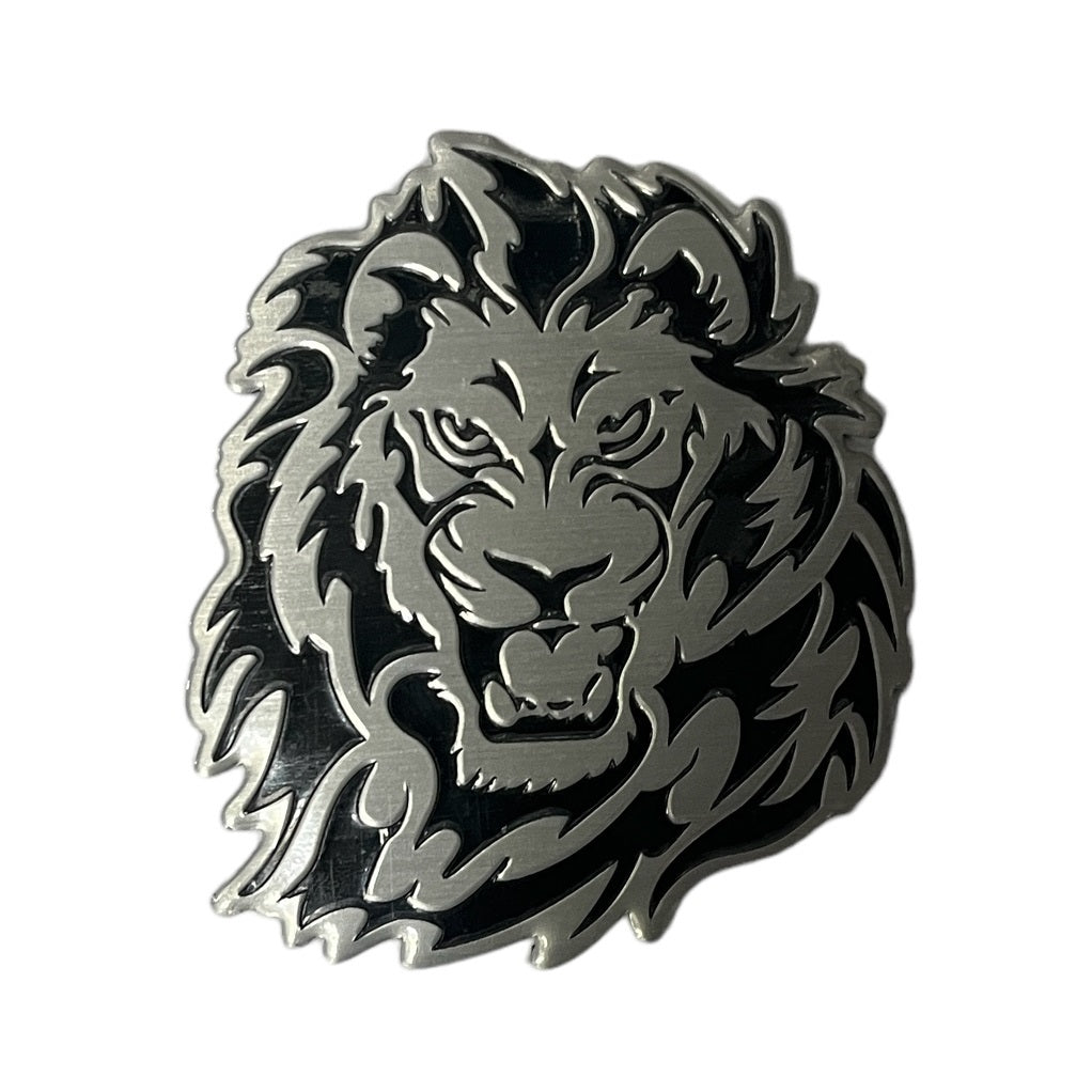 Emblema auto model "LION", reliefata 3D, dimensiune 6 x 7 cm-1