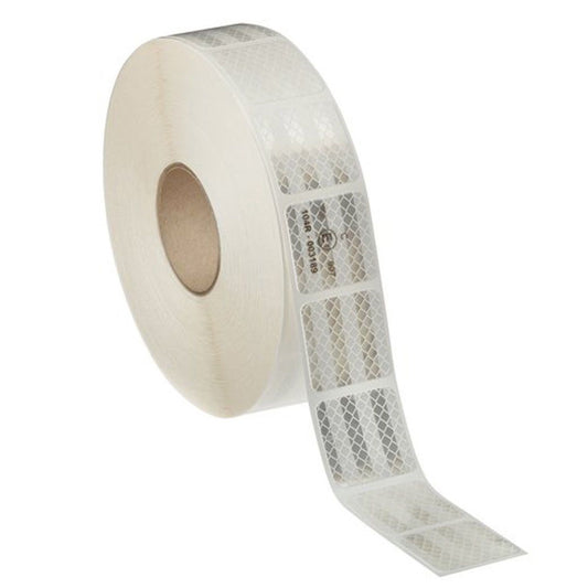 Banda reflectorizanta adeziva intrerupta pentru prelate - ALBA (rola 5cm x 45m)-0