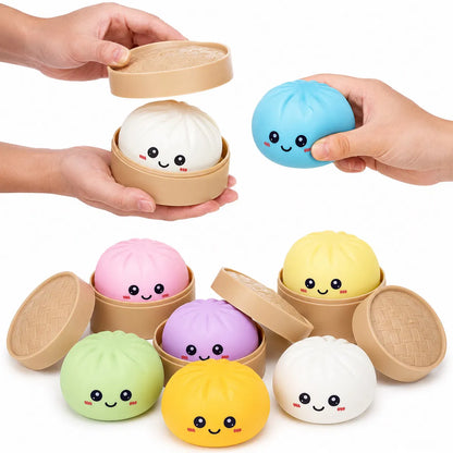 Jucărie Antistres Mystery Squishy Dumpling – Colecționează-le pe Toate! 🥟✨