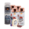 Kit complet reparatie si vopsire jante culoare Cupru Metalic, V4-0