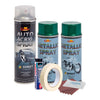 Kit complet reparatie si vopsire jante culoare Verde Metalizat, V2-0