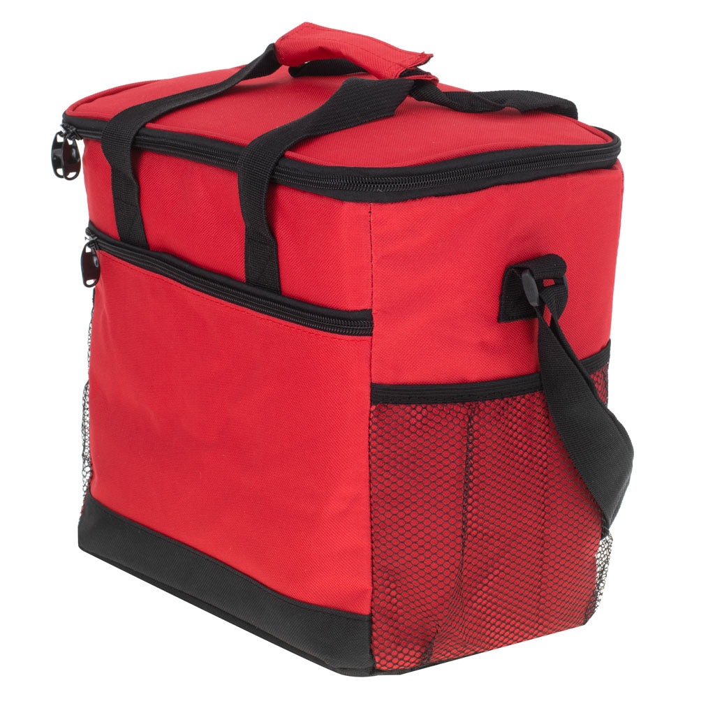Geanta termoizolanta pentru picnic sau plaja, capacitate 16l, culoare Rosie-4