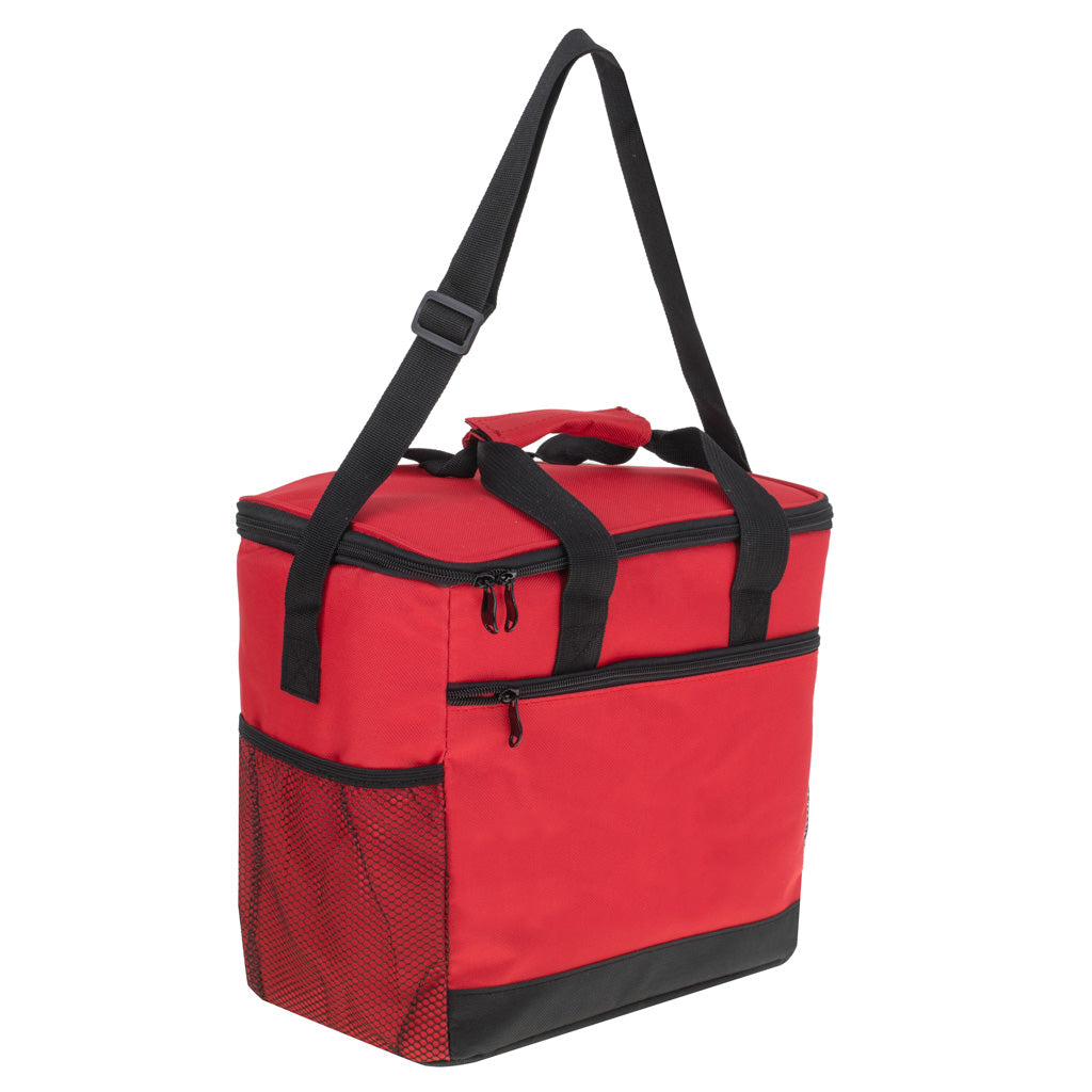 Geanta termoizolanta pentru picnic sau plaja, capacitate 16l, culoare Rosie-6