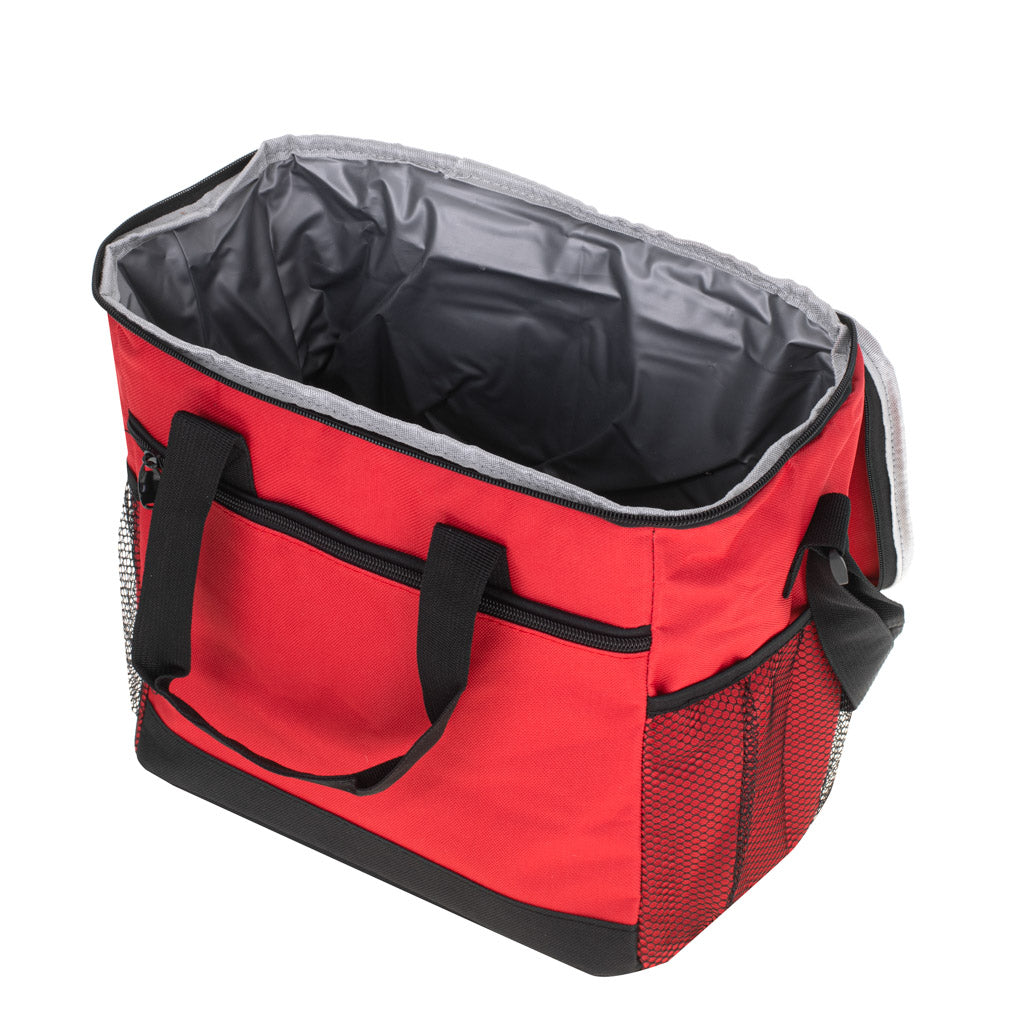 Geanta termoizolanta pentru picnic sau plaja, capacitate 16l, culoare Rosie-9