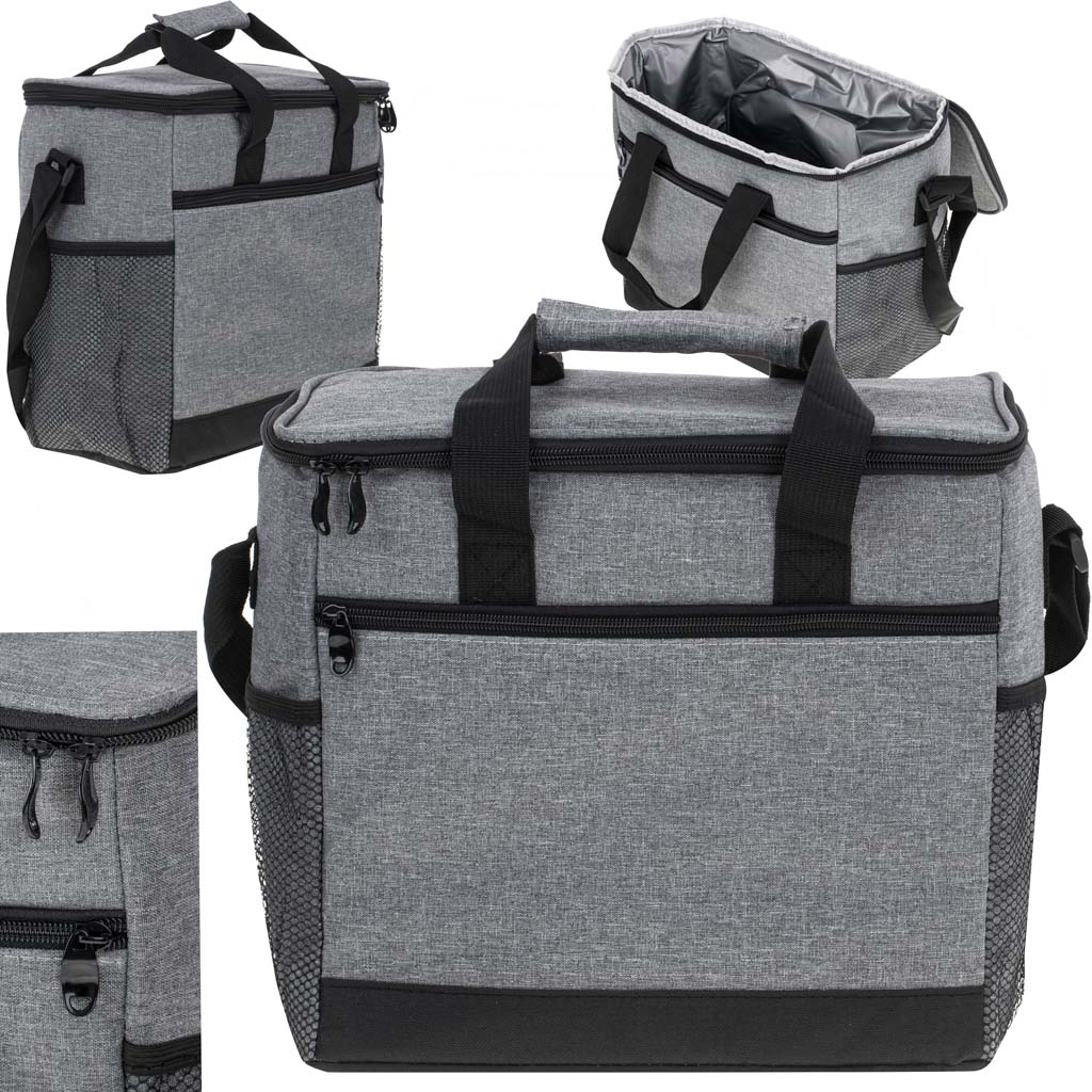 Geanta termoizolanta pentru picnic sau plaja, capacitate 16l, culoare Gri-4