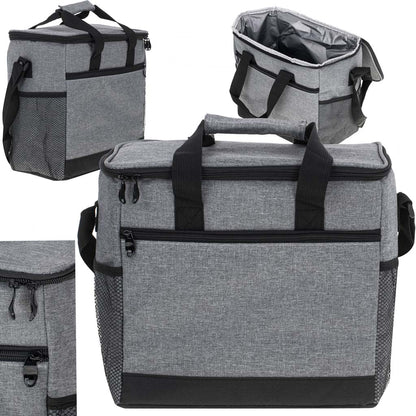 Geanta termoizolanta pentru picnic sau plaja, capacitate 16l, culoare Gri-4