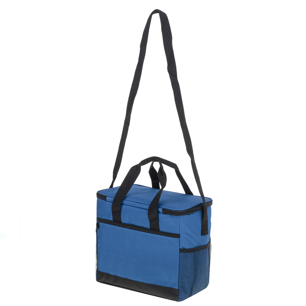 Geanta termoizolanta pentru picnic sau plaja, capacitate 16l, culoare Albastra-9