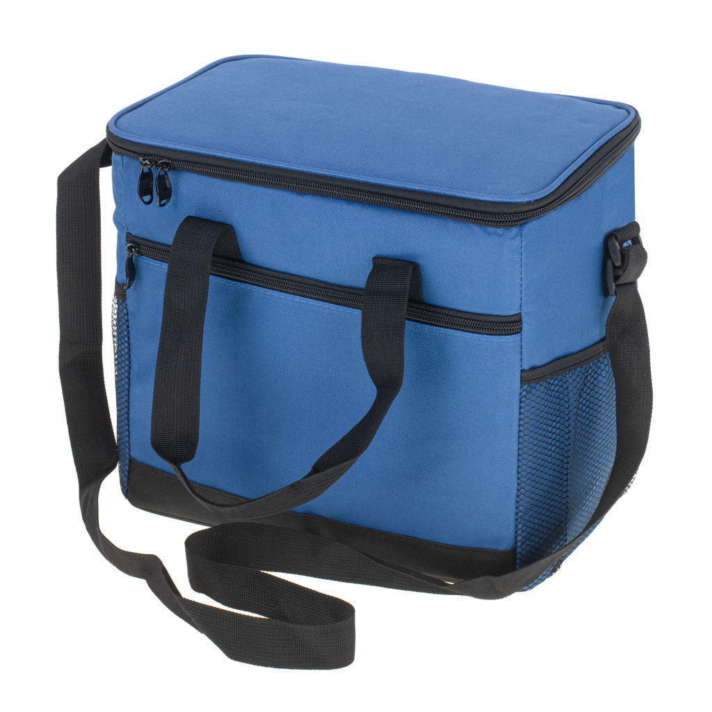 Geanta termoizolanta pentru picnic sau plaja, capacitate 16l, culoare Albastra-12