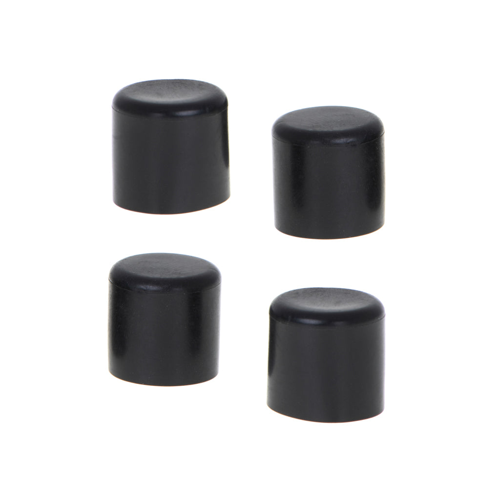 Set 4 buc. protectii anti-zgarieturi picioare scaun, diametru 19mm, culoare neagra-2