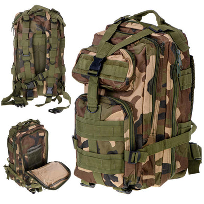 Rucsac Tactic Militar, culoare CAMO, capacitate 25l-0
