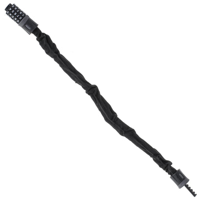 Antifurt bicicleta, Dispozitiv de blocare biciclete, Cifru cu 5 digits, lungime 90cm, culoare Neagra-7