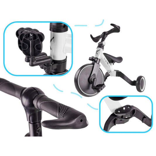 Tricicleta TRIKE FIX MINI, 3in1 adaptabila, culoare Alba-1