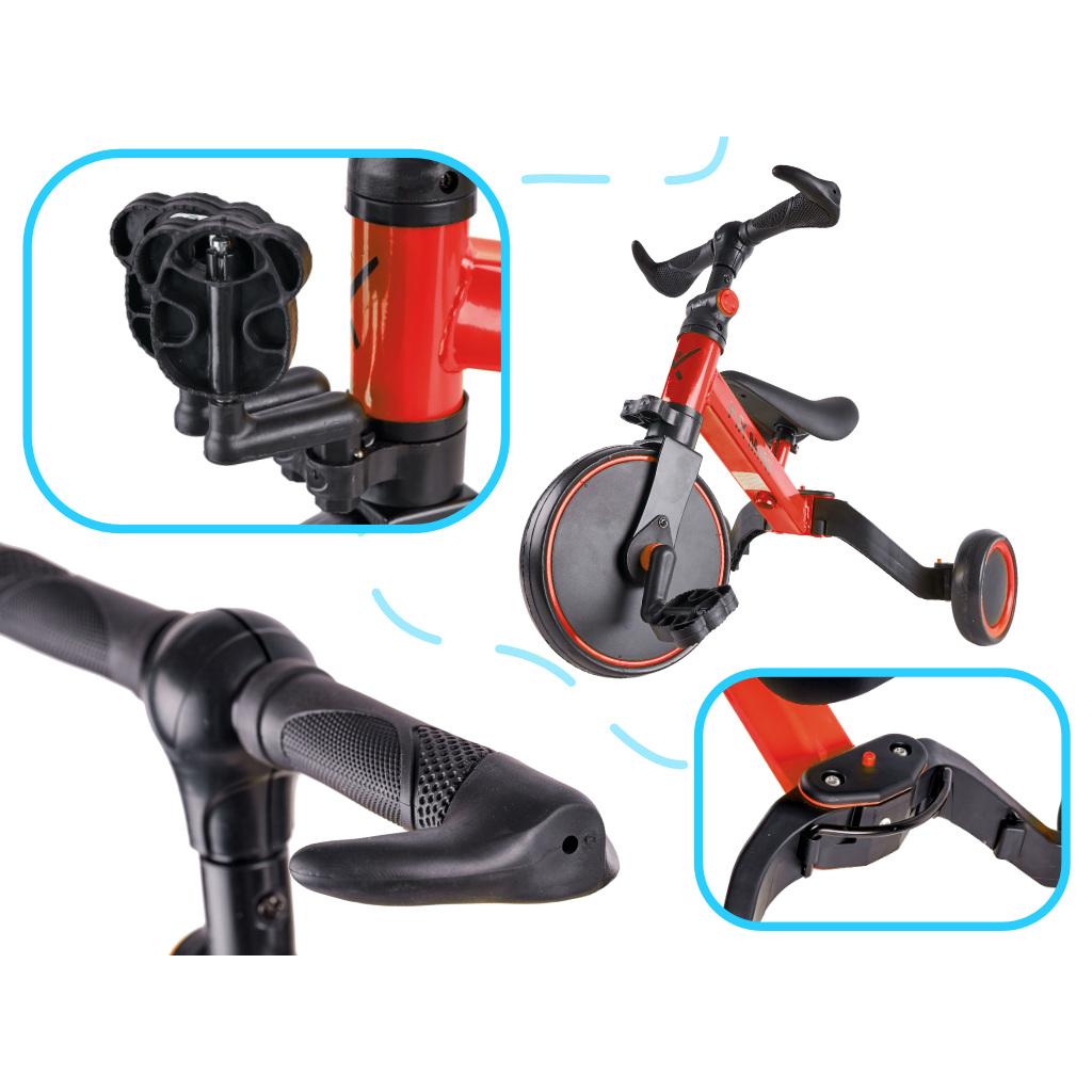 Tricicleta TRIKE FIX MINI, 3in1 adaptabila, culoare Rosie-2