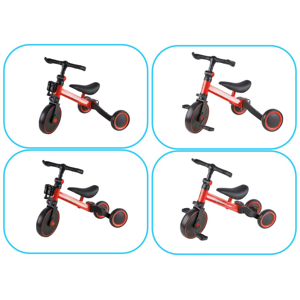 Tricicleta TRIKE FIX MINI, 3in1 adaptabila, culoare Rosie-4