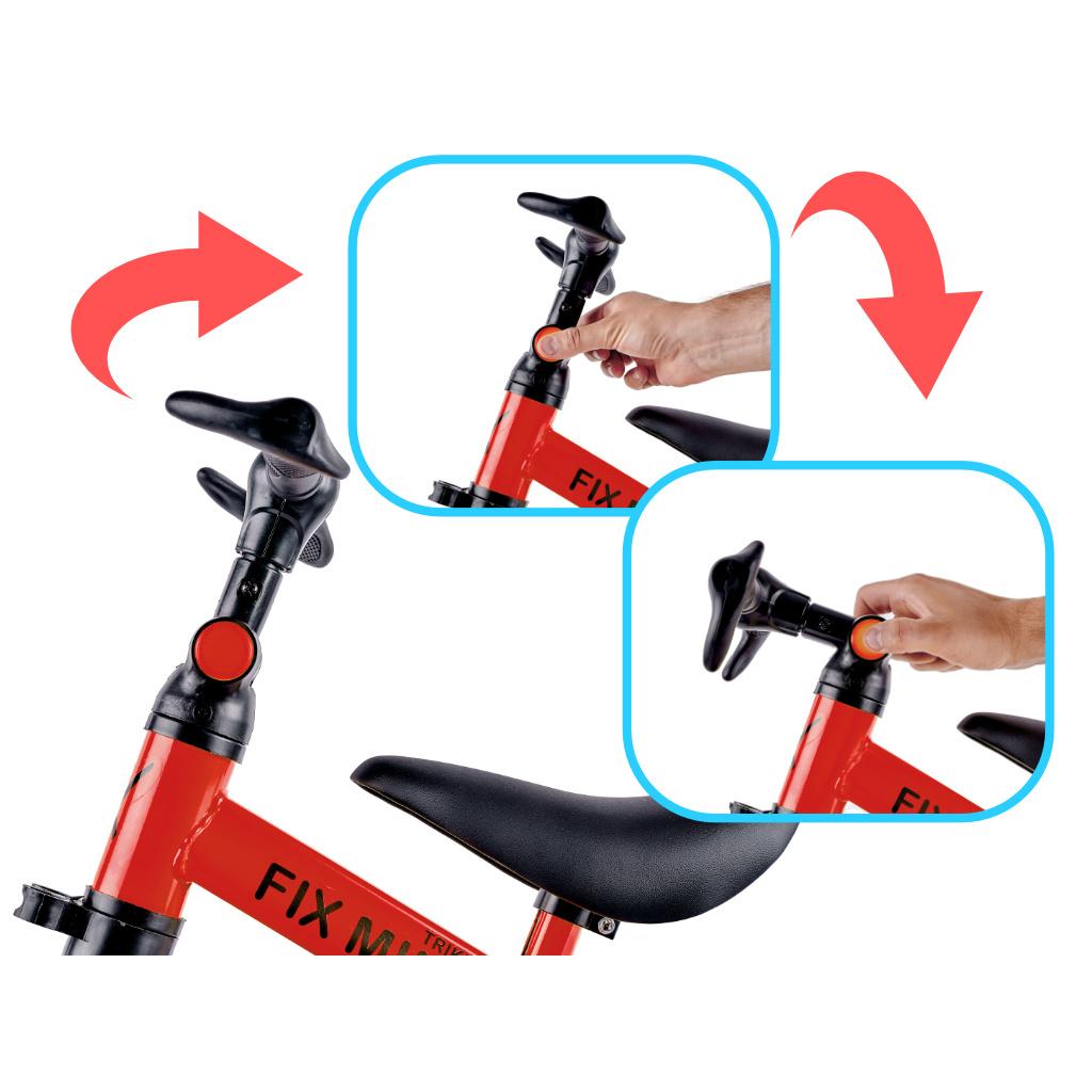 Tricicleta TRIKE FIX MINI, 3in1 adaptabila, culoare Rosie-6