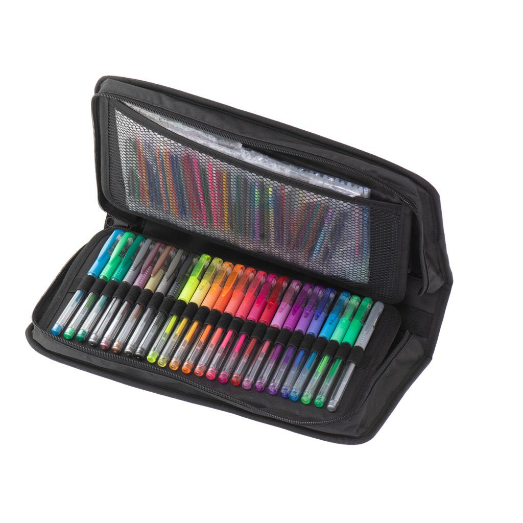 Set 242 piese, Pixuri cu gel multicolor + Rezerve + Carte de colorat + Penar-3