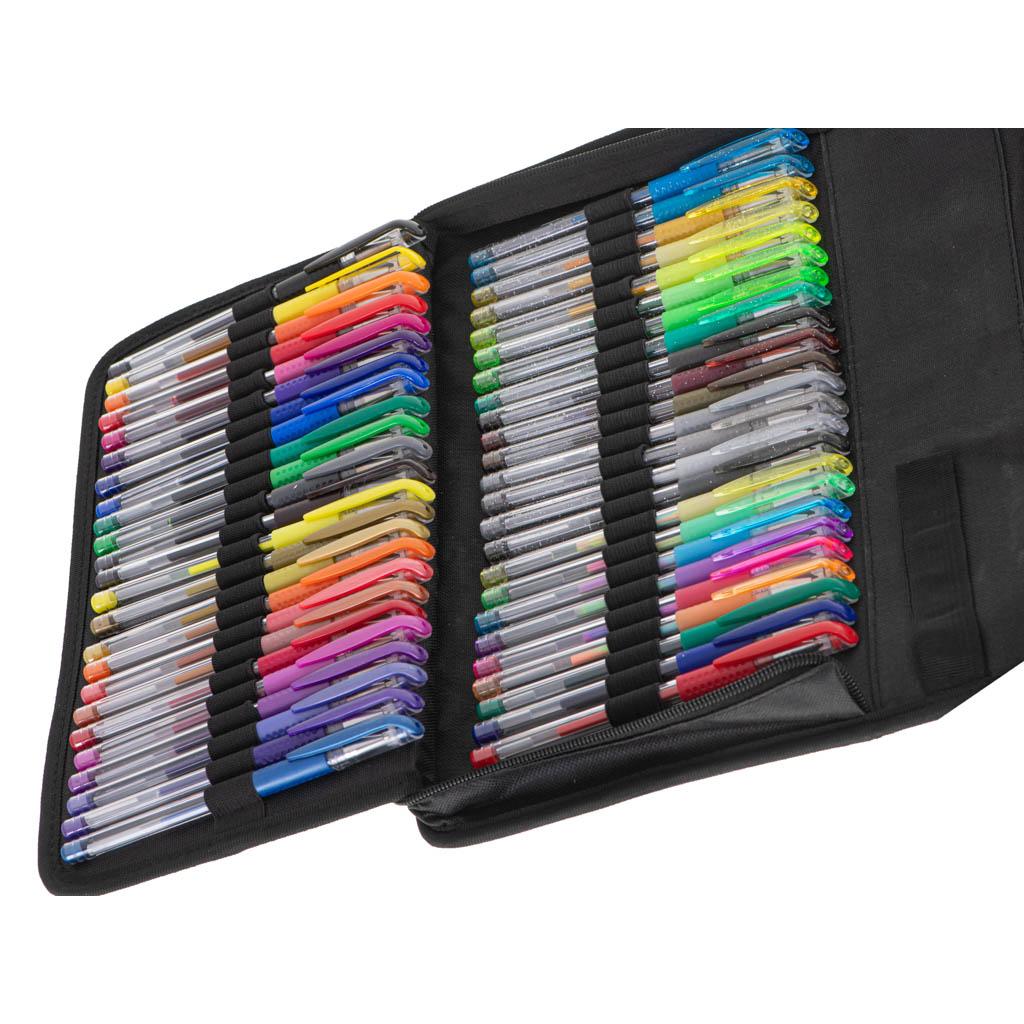 Set 242 piese, Pixuri cu gel multicolor + Rezerve + Carte de colorat + Penar-6