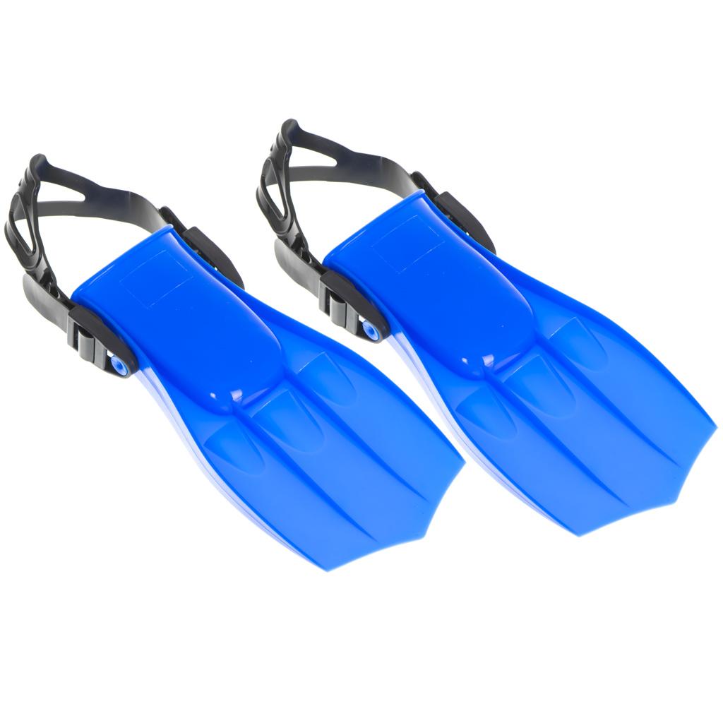 Labe de Inot si Scufundari, marime S (17-20cm), culoare Albastra-3