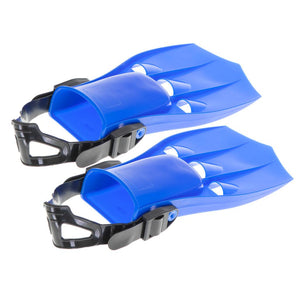 Labe de Inot si Scufundari, marime S (17-20cm), culoare Albastra-0