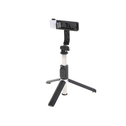 Set 3in1, Selfie Stick cu Lampa LED si Trepied, conectare Bluetooth, alimentare USB-12