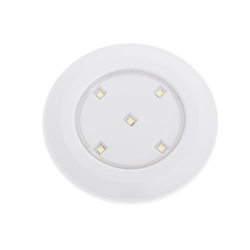 Set 6 Lampi LED Wireless, autoadezive, cu telecomanda, pentru iluminat scari sau mobilier-6
