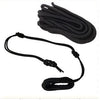 Franghie impletita pentru montaj leagane, hamace, prelate, umbrare, lungime 2m, culoare Neagra-0